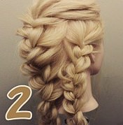 キュート×華やか♪お出かけ用ヘアアレンジ2