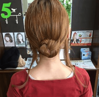 ヘアアレ初心者さんでも出来る！帽子に合うお団子♪5