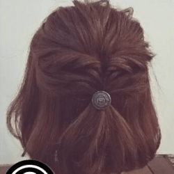 伸ばしかけのボブさん用☆くるりんぱだけの大人可愛いヘアアレンジ ヘアアレンジ ショートヘア