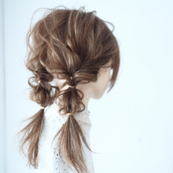 お子様にも◎ほぐしがポイントの今風ツインテールアレンジ ヘアアレンジ ロングヘア