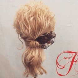 注目度100%!ロープ編みガール☆ ヘアアレンジ ミディアムヘア