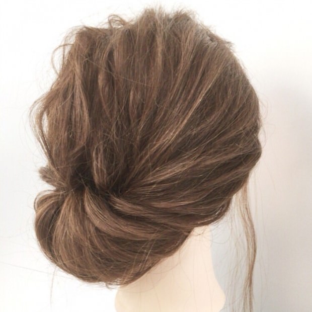 くるりんぱde大人カジュアルなまとめ髪♪ ヘアアレンジ ミディアムヘア