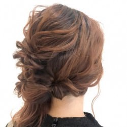 横トリりんぱでイメチェンスタイルに♪ ヘアアレンジ ミディアムヘア