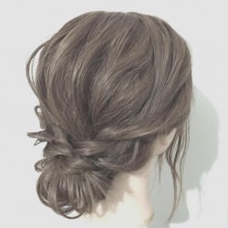 簡単にできちゃう☆ギブソンタック　ヘアアレンジ　ミディアムヘア