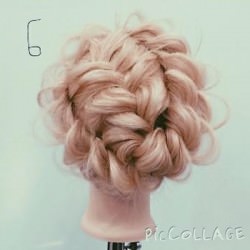 貴族風♡編みまとめ髪 ヘアアレンジ ロングヘア