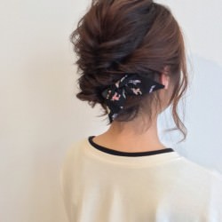 夏にピッタリ☆オシャレなアップアレンジ ヘアアレンジ ミディアムヘア