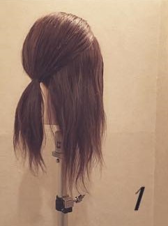 ふんわりなのにしっかりまとまる！ロープ編みで作るシニヨンヘアー1