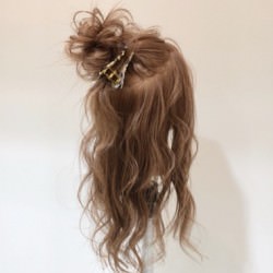 【ピン不要】不器用女子のタメの簡単ハーフお団子♪　ヘアアレンジ　ロングヘア
