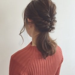 くるりんぱ重ねdeポニーテールアレンジ♪　ヘアアレンジ　ロングヘア
