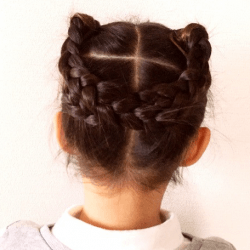 簡単にできる子供のヘアアレンジ ヘアレシピ 頭美人