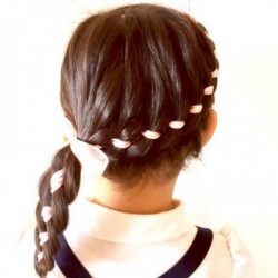 簡単にできる子供のヘアアレンジ ヘアレシピ 頭美人