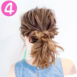 乙女チックなポニーテール♪ ヘアアレンジ ミディアムヘア