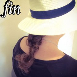 帽子が映える☆華やかな編みおろしアレンジ! ヘアアレンジ ミディアムヘア