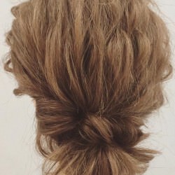 2STEP☆まとめ髪 ヘアアレンジ ミディアムヘア