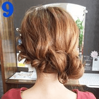 うなじ見せ♡おだんごサイドアレンジ　ヘアアレンジ　ミディアムヘア