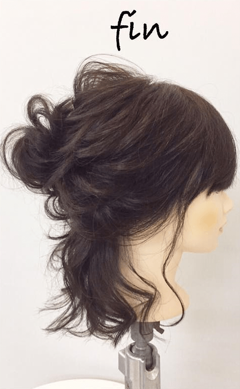 お休みの日はラクチンヘアーで☆パパっとできるボブヘアのハーフアップお団子アレンジTOP