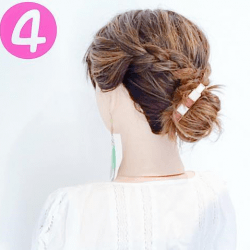 襟足スッキリ☆ショートヘアのためのアップアレンジ ヘアアレンジ ショートヘア