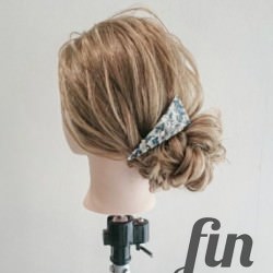 逆くるりんぱで作る!簡単シニヨン ヘアアレンジ ロングヘア