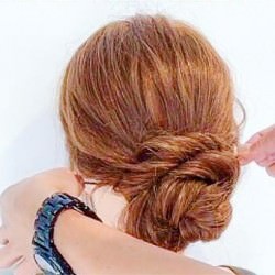 巻きつけるだけ!簡単アレンジ☆ ヘアアレンジ ロングヘア