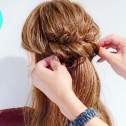 好印象girlになれるハーフアップ♡　ヘアアレンジ　ロングヘア