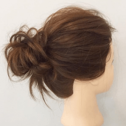 ルーズ感がクセになる!カジュアルおだんご ヘアアレンジ ロングヘア