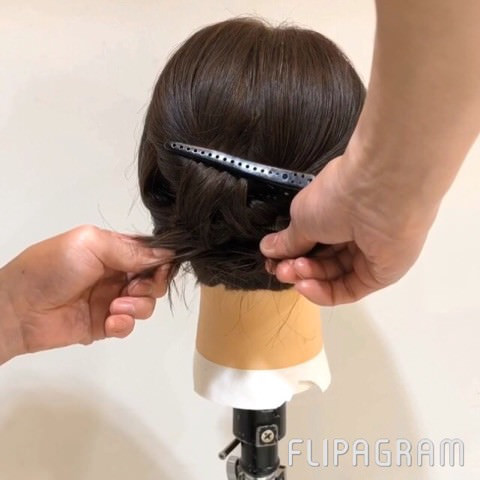 伸ばしかけショートヘアさん向け☆イメージが一気に変わるローポニーテール4