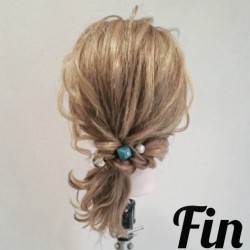 前から見ても可愛い★簡単ローポニー♪ ヘアアレンジ ミディアムヘア