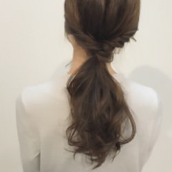 仕事終わりのデートに♪ヘアゴム1つできるデートヘア☆　ヘアアレンジ　ロングヘア