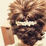 パーティーにもピッタリ!こなれ感のあるヘアアレンジ ヘアアレンジ ロングヘア