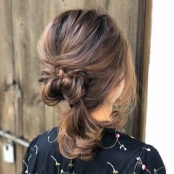 ふわっとつくる”大人の”愛されモテお団子♡ ヘアアレンジ ロングヘア
