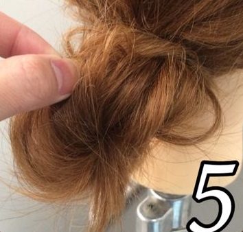 優しい印象を与えてくれる!ラフなお団子☆5