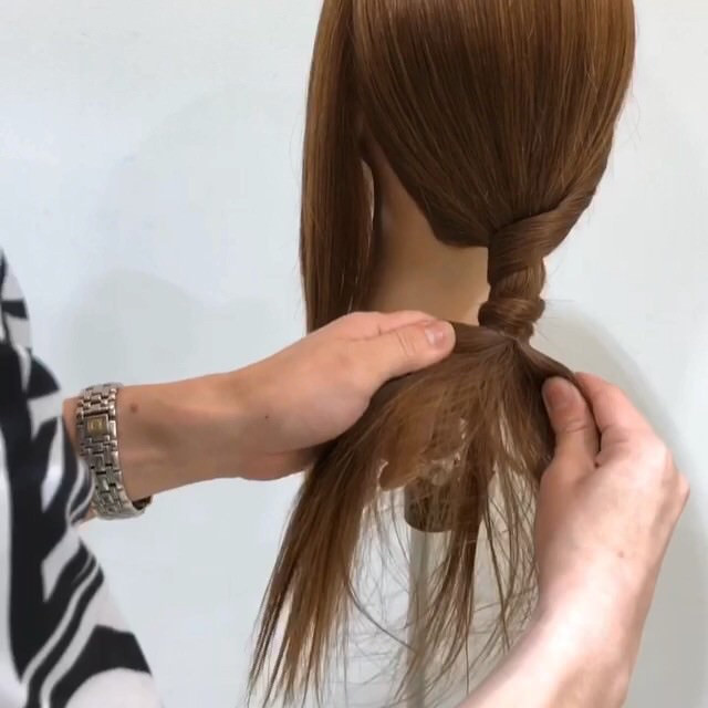 【ヘアゴム3つだけ】ゆらゆら揺れるポニーテールを格上げ☆3