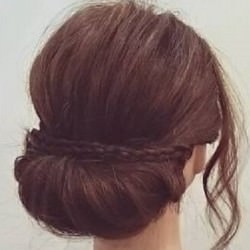 お祝いの場にピッタリ☆ギブソンタックアレンジ☆ ヘアアレンジ ロングヘア