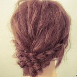 まるでプリンセス♡三つ編みだけでできちゃうアレンジ ヘアアレンジ ロングヘア