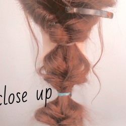 くるりんぱ4回でできちゃう♪ボンボンアレンジ　ヘアアレンジ　ロングヘア