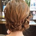 三つ編みを組み合わせて作るまとめ髪♥ ヘアアレンジ ロングヘア