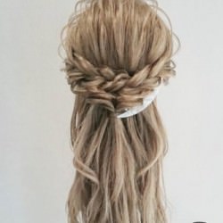 エレガントな可愛さ♥可憐なハーフアップ　ヘアアレンジ　ロングヘア