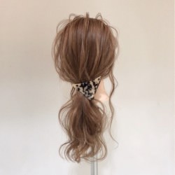 髪の巻き方でガラッと変わる☆こなれポニー！　ヘアアレンジ　ロングヘア