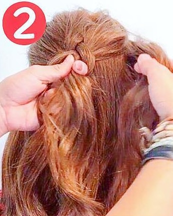 休日デートに♡裏編みローポニテ―ル2