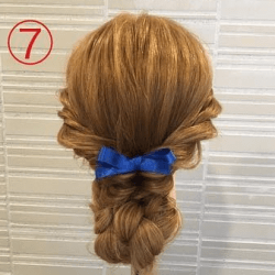 美女と野獣のベル風!お上品プリンセスヘア ヘアアレンジ ロングヘア