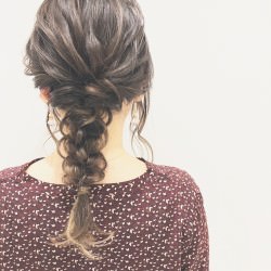 プリンセスみたい♪プリティ三つ編みアレンジ ヘアアレンジ ミディアムヘア