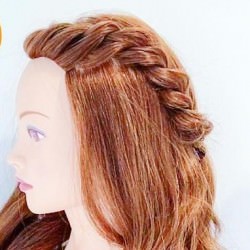 ねじるだけ!簡単前髪ヘアアレンジ☆ ヘアアレンジ ロングヘア