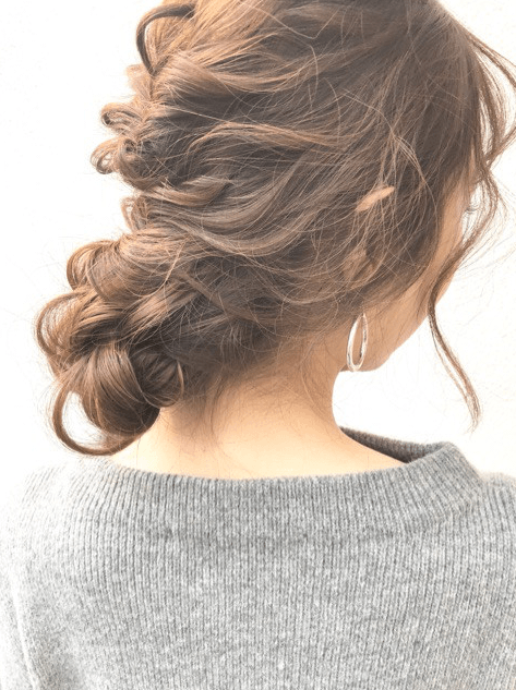 イルミネーションデートにぴったりのヘアアレンジ☆完成