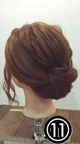 浴衣美人になれる♪おだんご風ヘアアレンジ11