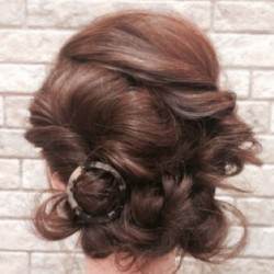 後ろ姿も抜群にかわいい♡個性派アレンジ ヘアアレンジ ロングヘア