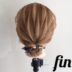 後ろ姿に見とれちゃう♪美人さんアレンジまとめ髪　ヘアアレンジ　ミディアムヘア