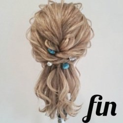 後姿が華やか盛り♪ハーフアップお呼ばれヘア★☆　ヘアアレンジ　ミディアムヘア