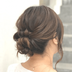 大事なイベントにぴったり☆シニヨンアレンジ ヘアアレンジ ロングヘア