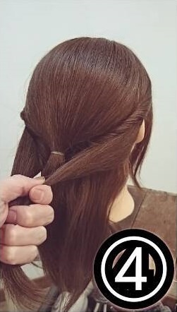 パーティー映えする♪ミディアムヘアアレンジ４