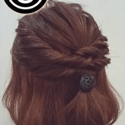 ボブヘアの方は必見！ねじるだけで出来る簡単ツイストハーフアップ♪　ヘアアレンジ　ショートヘア